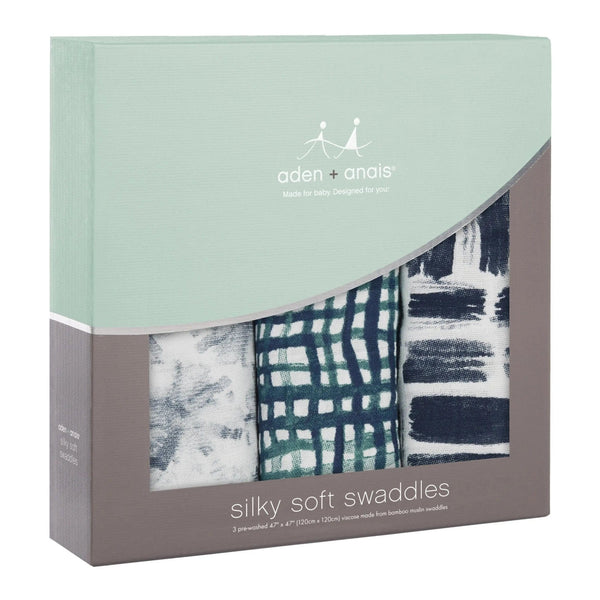 aden + anais Silky Soft Muslin Swaddle 3pk - Just $48.95! Shop now at The Pump Station & Nurtury