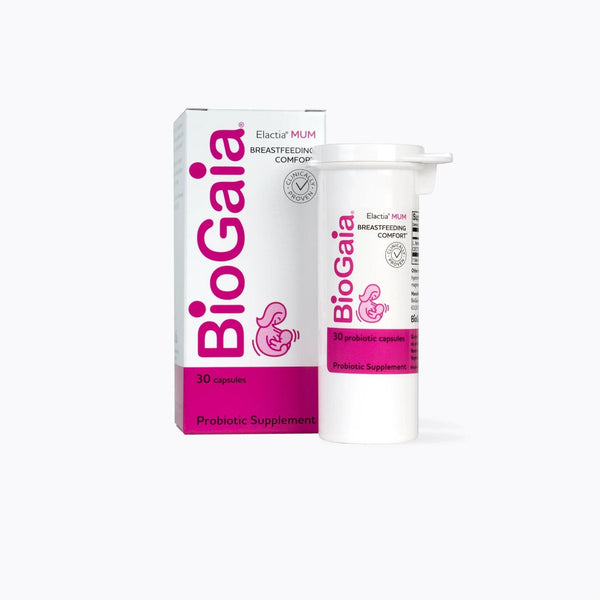 BioGaia Elactia MUM Breastfeeding Probiotic 30 Caps - Just $28.95! Shop now at The Pump Station & Nurtury