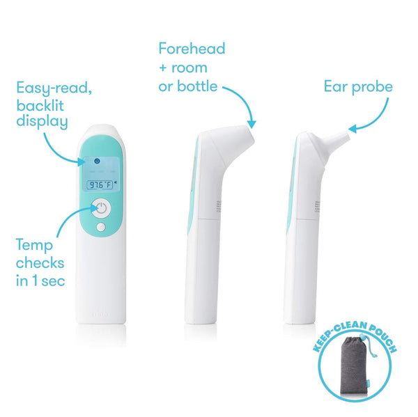fridababy 3-in-1 Ear, Forehead + Touchless Infrared Thermometer - Just $39.95! Shop now at The Pump Station & Nurtury