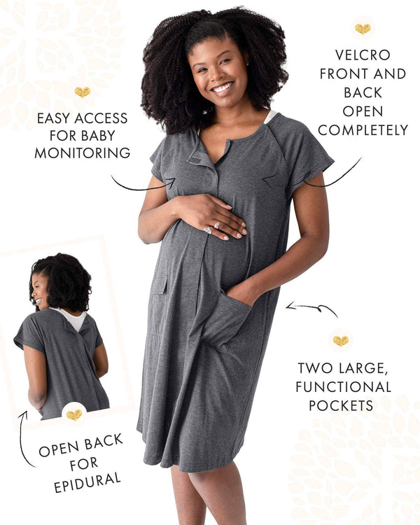 Kindred Bravely 3 In 1 Universal Labor, Delivery & Nursing Gown - Just $39.95! Shop now at The Pump Station & Nurtury