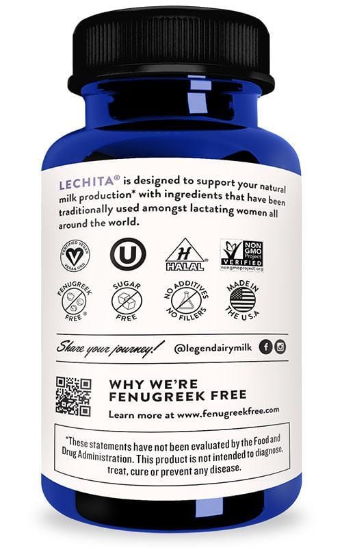 Legendary Milk Lechita® Organic Lactation Blend 60ct - Just $19.99! Shop now at The Pump Station & Nurtury
