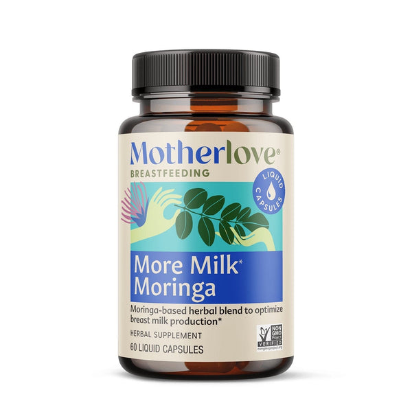 Motherlove More Milk Moringa - 60 Liquid Caps - Just $29.99! Shop now at The Pump Station & Nurtury