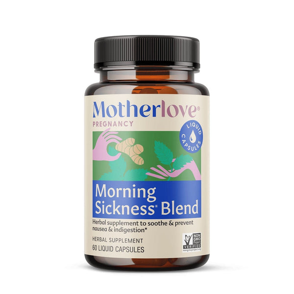 Motherlove Morning Sickness Blend -  60 Liquid caps - Just $29.99! Shop now at The Pump Station & Nurtury