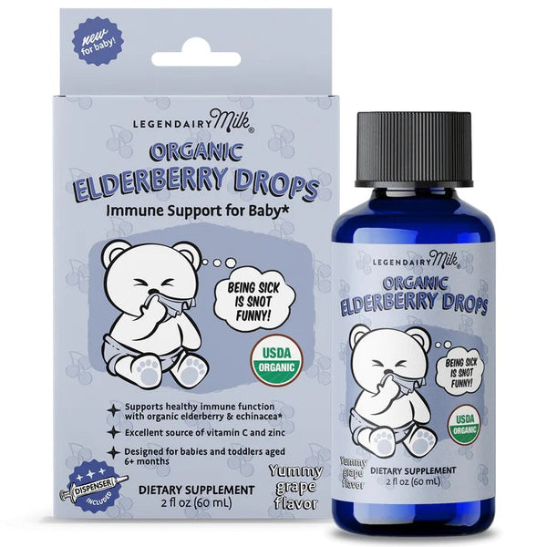 Legendairy Milk Elderberry Baby & Toddler Drops - Just $19.95! Shop now at The Pump Station & Nurtury