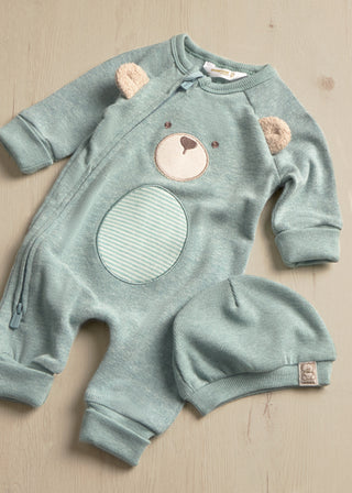 Mayoral Convertible Romper & Hat F3