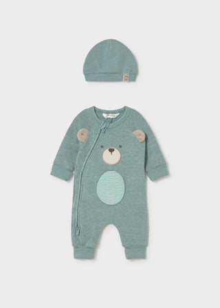 Mayoral Convertible Romper & Hat F3