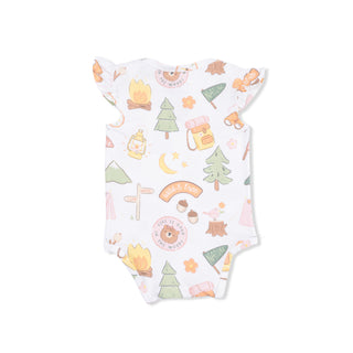 Angel Dear Print Bamboo Bodysuit S3
