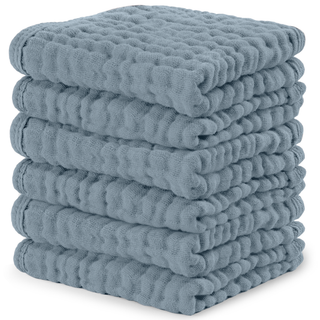 Comfy Cubs Muslin Baby Washcloths 6 pk