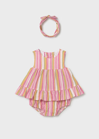 Mayoral Shorts Set Pink S1