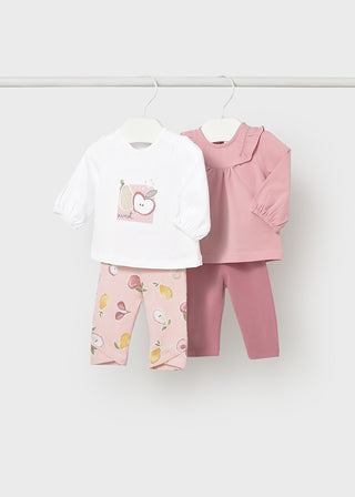 Mayoral Leggings & Shirts 4 pc S1