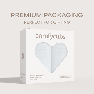 Comfy Cubs Muslin Baby Washcloths 6 pk
