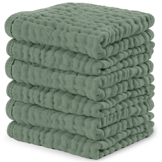 Comfy Cubs Muslin Baby Washcloths 6 pk