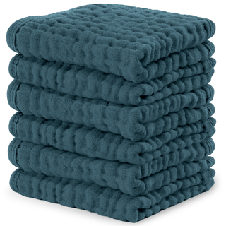 Comfy Cubs Muslin Baby Washcloths 6 pk