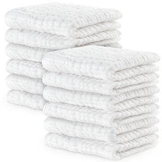 Comfy Cubs Muslin Baby Washcloths 6 pk