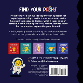 Pashy Astronaut: A Pashy Adventure Board Book - 0+