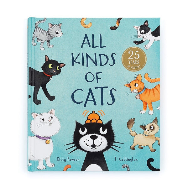 Jellycat All Kinds of Cats Book - Just $15! Shop now at The Pump Station & Nurtury
