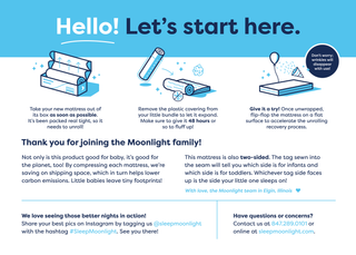 Moonlight Starlight Sleepwell Crib Mattress (Compressed & Rolled)