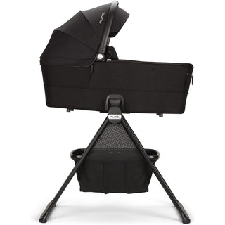 Nuna MIXX Series Bassinet + Stand Caviar/Chocolate - 4
