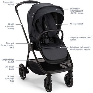 Nuna TRIV Next Stroller + PIPA Urbn Travel System