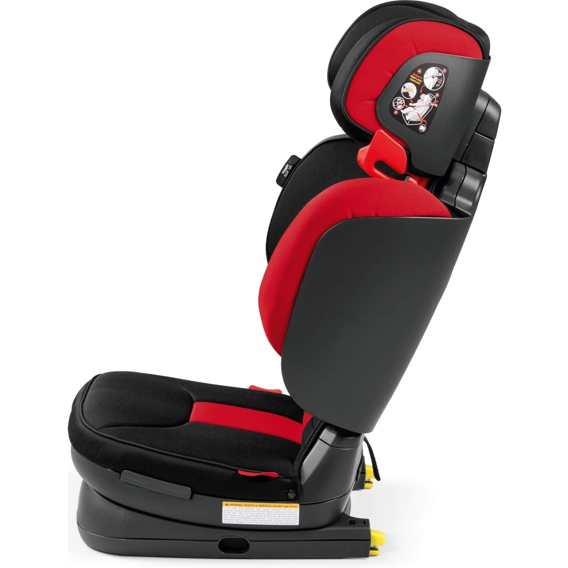 red peg perego Peg Perego Viaggio Flex 120 Booster Car Seat