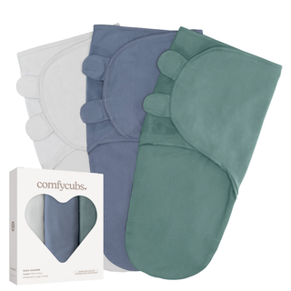 Comfy Cubs Easy Swaddle Blanket, 3 Pack