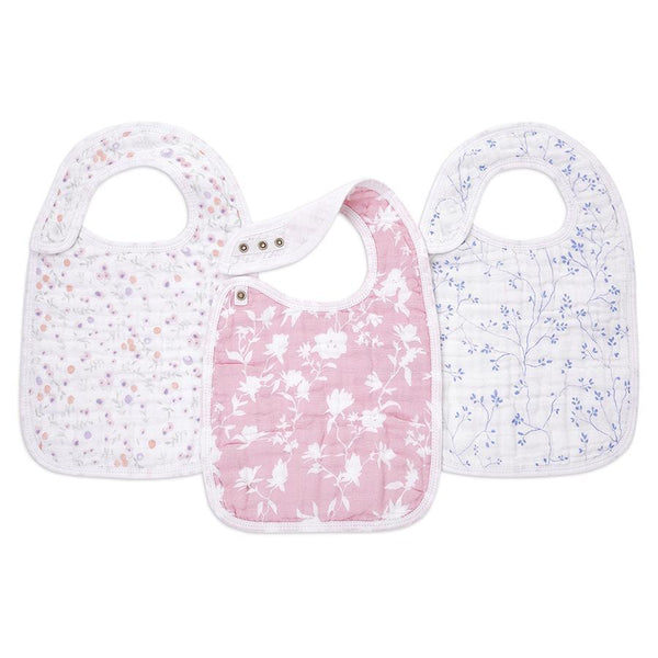 aden + anais classic muslin snap bib 3-pack - Just $21.95! Shop now at The Pump Station & Nurtury