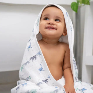 aden + anais Hooded Towel + washcloth set - 5