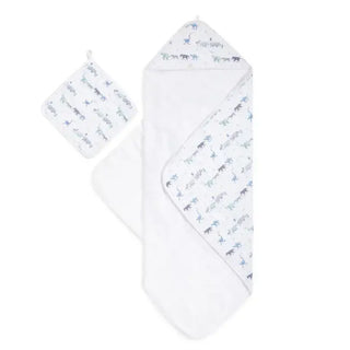 aden + anais Hooded Towel + washcloth set Rising Star - 3