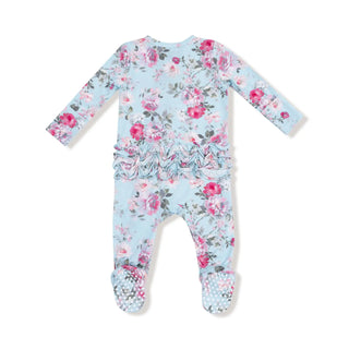 Angel Dear 2-Way Ruffle Back Zipper Footie F3 - 2