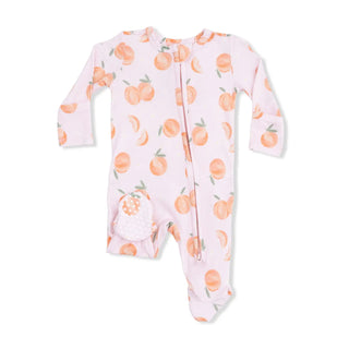 Angel Dear 2-Way Ruffle Back Zipper Footie S3 Sweet Peach / NB - 6