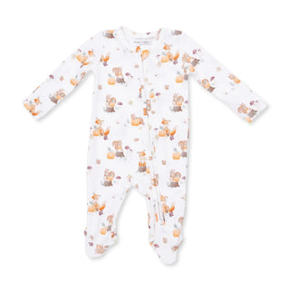 Angel Dear 2 Way Zipper Footie F1 Woodland Animals / Preemie - 1