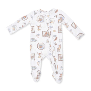 Angel Dear 2 Way Zipper Footie F2 Woodsons Family Cabin / NB - 5