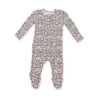 Angel Dear 2-Way Zipper Footie F3 Leopard Rib / NB - 4