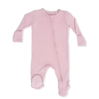 Angel Dear 2-Way Zipper Footie S3 Peachskin / NB - 9