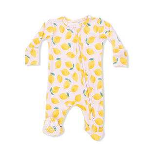 Angel Dear 2-Way Zipper Footie S4 Sunny Lemons / NB - 4