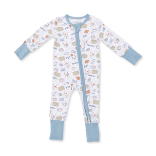 Angel Dear 2-Way Zipper Romper F1 Football Check / 6-12m - 1