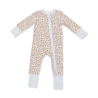 Angel Dear 2-Way Zipper Romper F1 Hazel Floral / 0-3m - 4