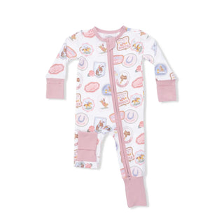 Angel Dear 2-Way Zipper Romper S1 Rodeo Patch Pink / 6-12m - 1