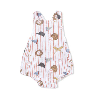 Angel Dear Baseball Stripe Retro Sunsuit S3 Baseball Stripe / 0-03m - 1