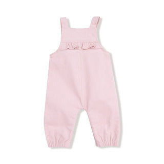Angel Dear Corduroy Yoke Ruffle Overal F4 veiled pink / 3-6M - 1
