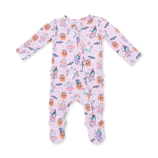 Angel Dear Halloween Bamboo 2-Way Zipper Footie F1 Halloween Monster Dress Up / NB - 3