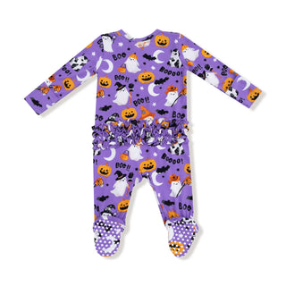 Angel Dear Halloween Glow In The Dark 2-Way Zipper Footie F2 - 3