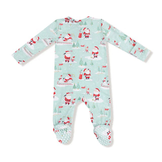 Angel Dear Holiday 2-Way Zipper Footie F3 - 5