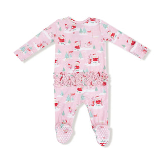 Angel Dear Holiday 2-Way Zipper Footie F3 - 3