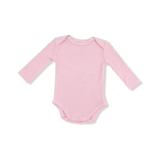 Angel Dear Lap Shoulder Waffle Bodysuit F3 Cameo Pink / 3-6m - 1