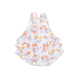 Angel Dear Ruffle Sunsuit S3 Citrus Floral / 0-03m - 3