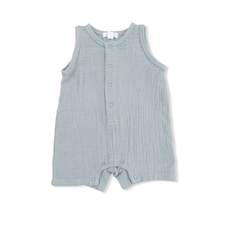Angel Dear SL Shortie Romper Blue S2 Jadeite / 3-6m - 2
