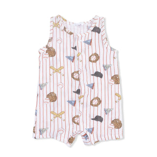 Angel Dear SL Shortie Romper S3 Baseball Stripe / 3-6m - 3