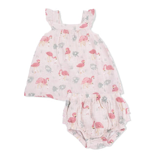 Angel Dear Sundress & Bloomer S1 Flamingos / 12-18m - 1