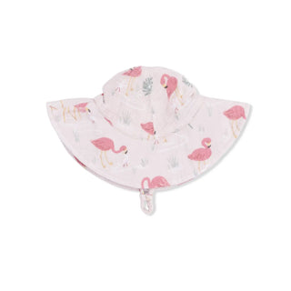 Angel Dear Wide Brim Sunhat S1 Flamingos / 0-06m - 1